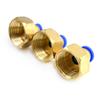 6 8 10 12mm Pipeline Pneumatic Connector 1/2 Inch BSP Water Nozzle Joint New PCF Air Pipe Fitting