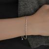 925 Silver Simple Oval Chain Bracelet