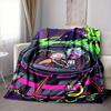 1pc Rick and Morty Blanket Lightweight Flannel Throw For Sofa, Bed, Travel, Livingroom, Office, Couch, Chair, And Bed