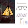 LED Light Handmade Hanging Lamp Wooden Art Lantern Retro Mid-Autumn Festival Lantern  Party Decor