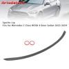 Artudatech Carbon Fiber Look Boot Rear Spoiler Wing For Mercedes Benz W206 C63 Style + Car Accessories 2024