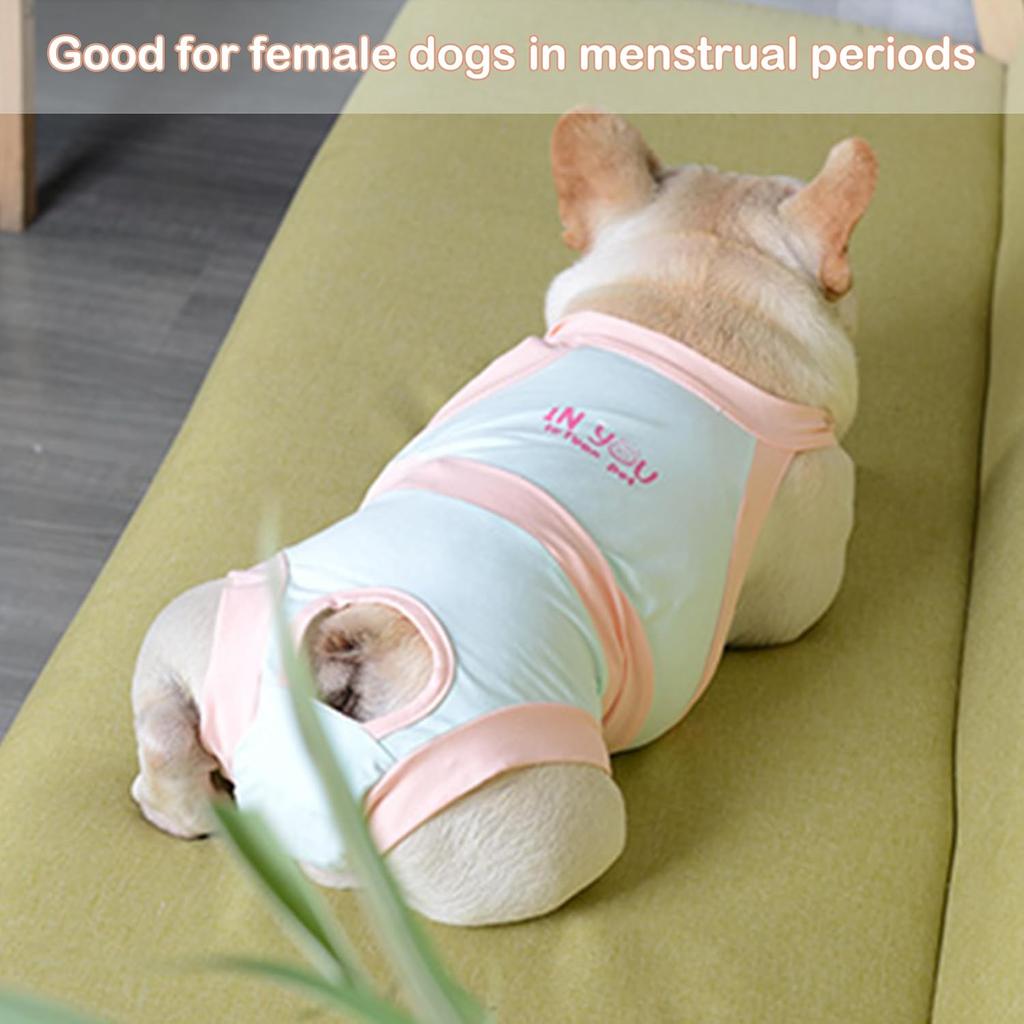 PUMYPOREITY Dog Diapers, Escape Proof Dog Diapers, French Bulldog Diapers, Dog Period Diapers Female, Male Dog Diapers Reusable, Washable Doggie