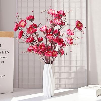 Simulation Pink Butterfly Flower Arrangement Rhododendron Living Room Dining Table Decoration Ornament Wedding Bouquet Silk Flower New Year'S Eve