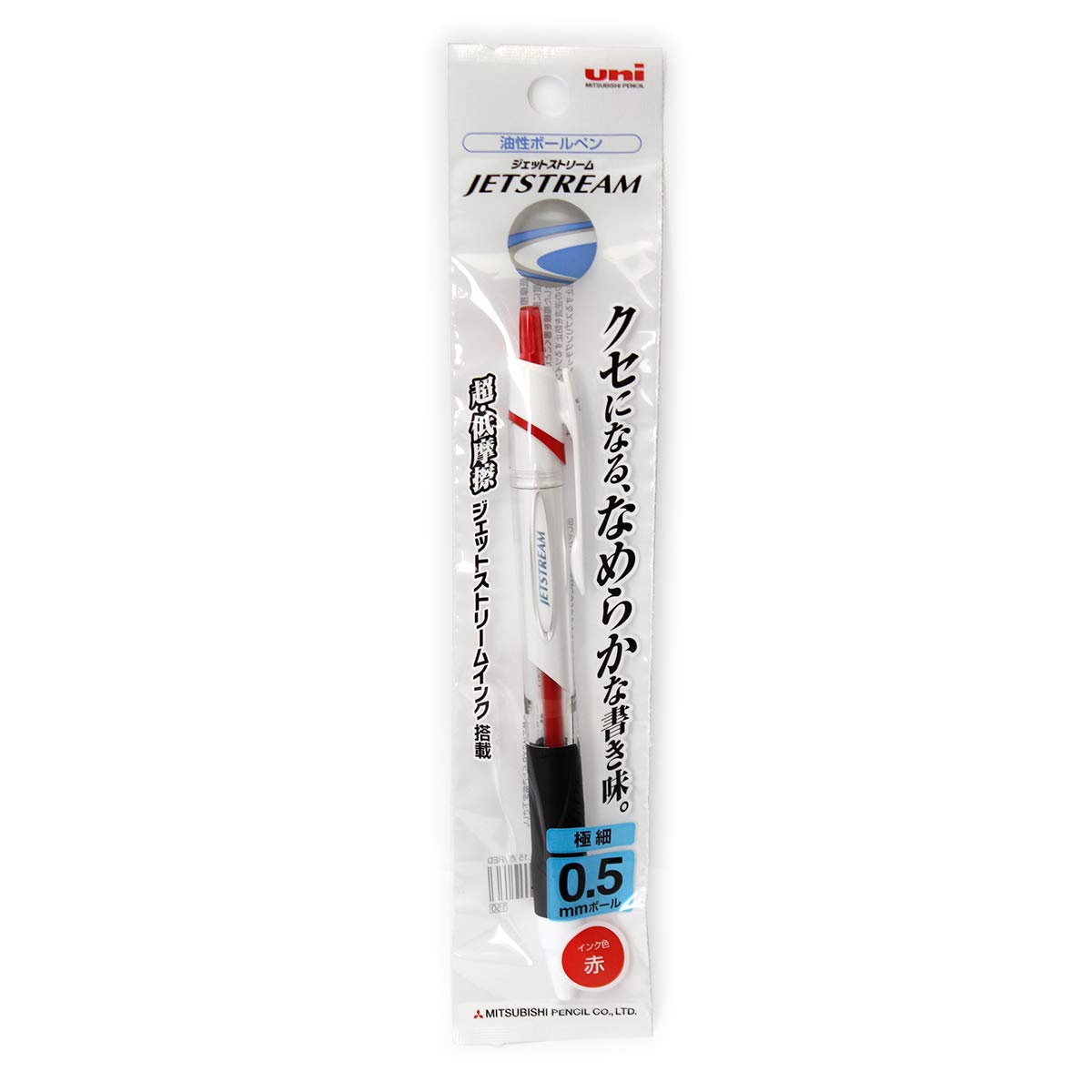 

Шариковая ручка Mitsubishi Pencil Jet Stream Red на масляной основе 0,5 SXN150051P.15