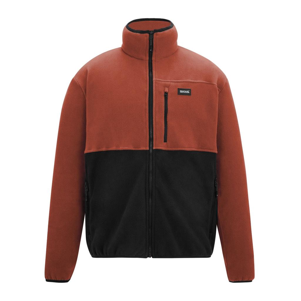 Regatta Mens Frankie Colour Block Full Zip Fleece Jacket
