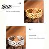 Oxidation Resistant Jewelry Adjustable Rings Lightweight Comfortable Anti-Oxidation Ring Exquisite