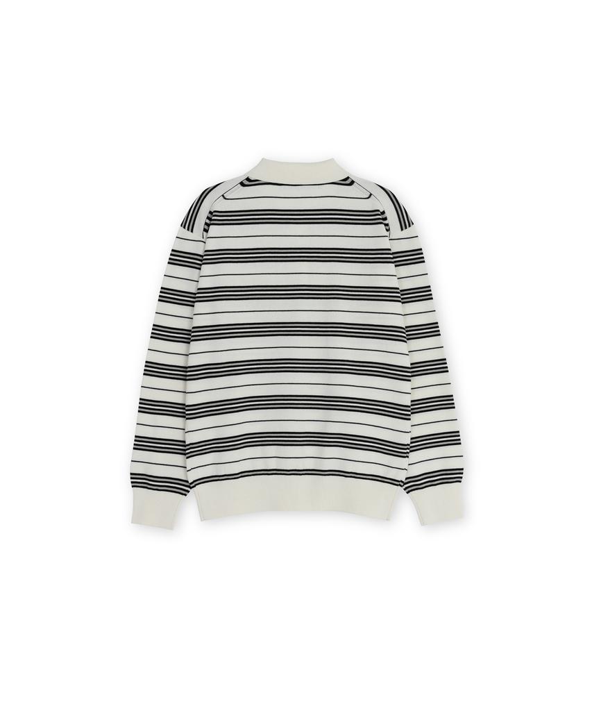 Beulaunyadeu W Striped Pique Knit, Ivory