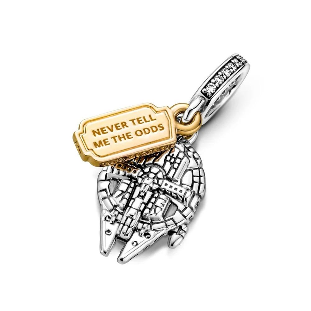  Interplanetary Rescue Ship Deadpool Wolverine Claw 925 Silver Charm Beads for Bracelet Gift