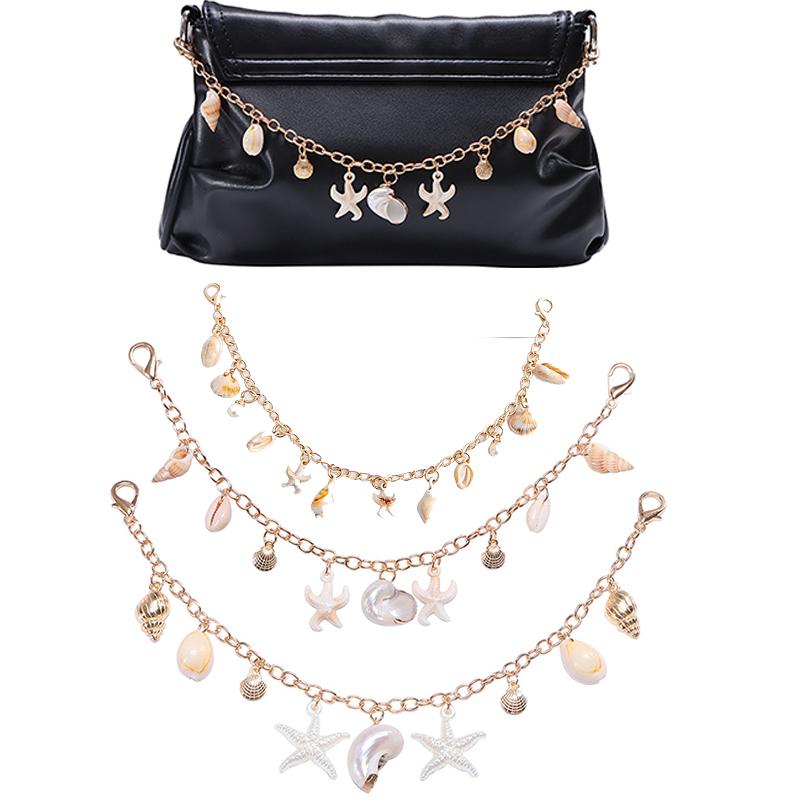 Yogodlns Bag Charms For Handbags Bohemian Shell Charm Pendant Bag Accessories For Women Ocean Making DIY Decoration