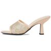 Slide Slippers 7.6cm Women's Beige 747245 F13B0 9941
