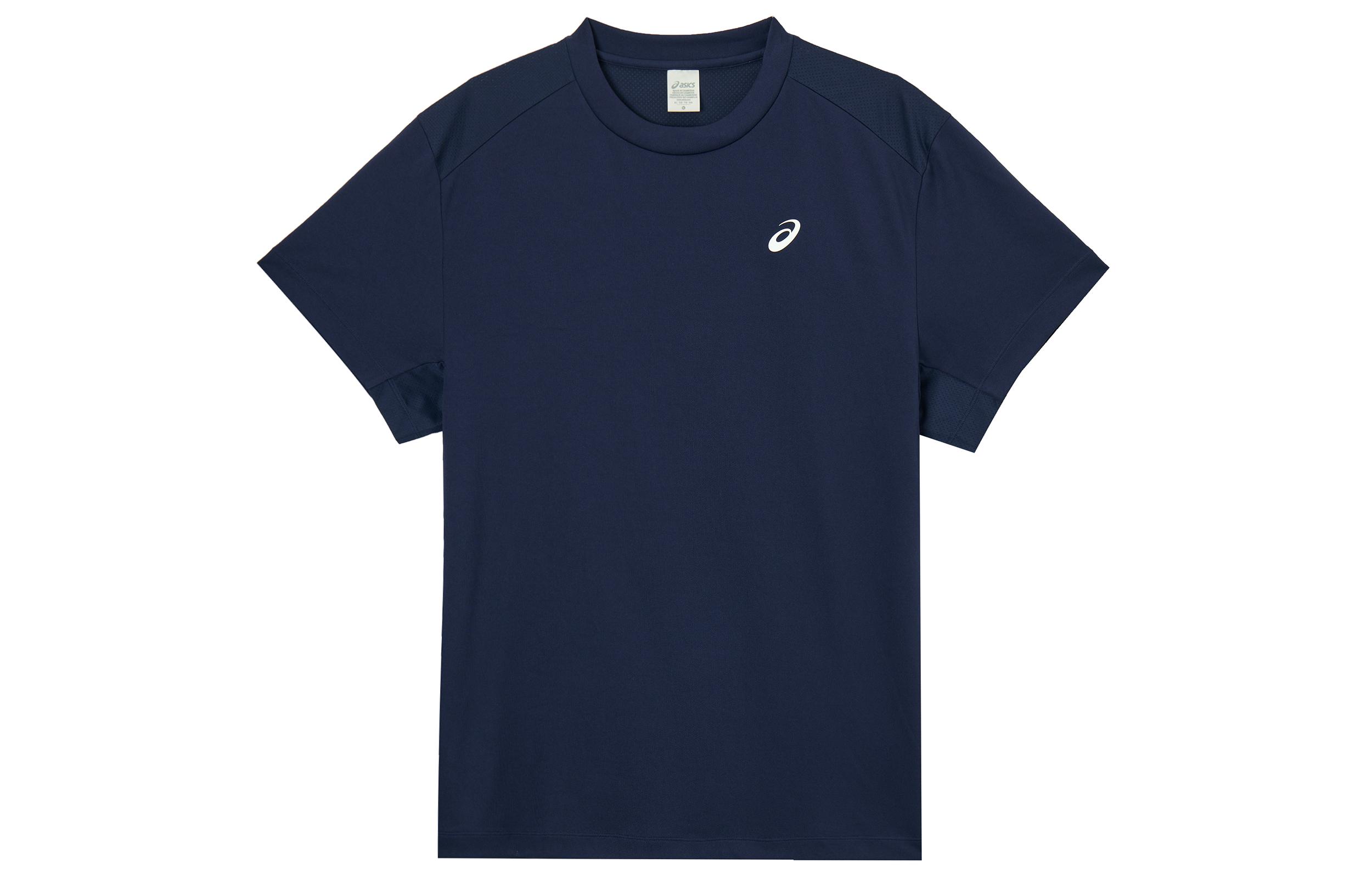 Asics COURT SHORT T Shirt Men s Dark Blue 2041A339-400 XL