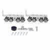 1 Pair 8 Wheels Sliding Door Rollers Hardware Hanging Wheels Silent Rail Wheel