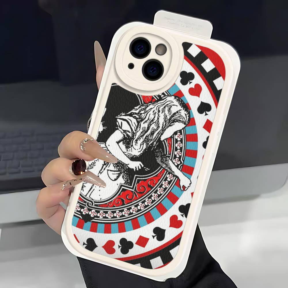 

Popular Game A-Alice M-Madness R-Returns Phone Case For IPhone 16 15 14 13 12 11 Pro Max Plus 16E Soft Leather Cover iphone 12pro