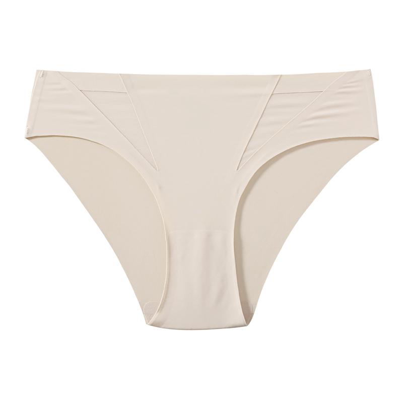 CINOON Women's Sexy Yoga Thong Ice Silk Seamless Sports Underpant Low-Rise Comfortable Fitness Panties