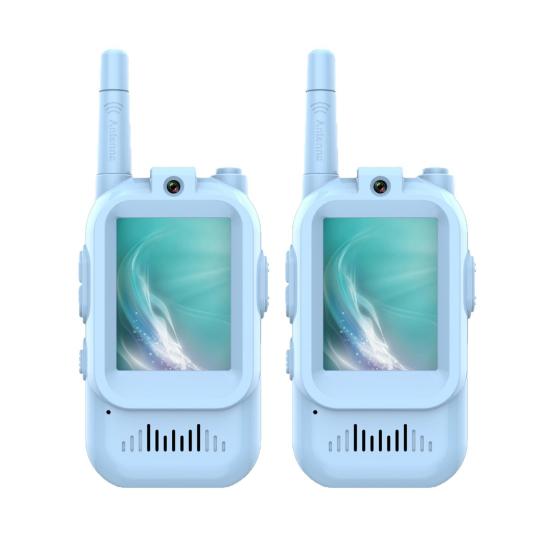 

2Pcs Kids Video Intercom with Live Video And Audio Chat Rechargeable Walkie Talkies Outdoor Communication Device