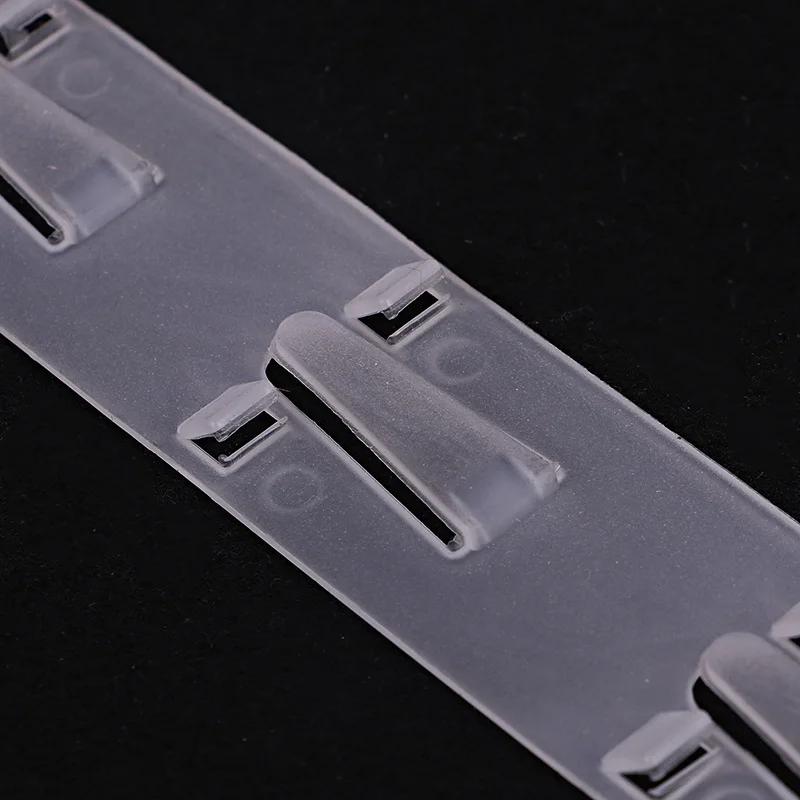 1/5 stuks Supermarkt Snack Plastic Hangstrips Winkel Hang Snacks Display Hanger Haken Handige Winkel Merchandising Clipstrips