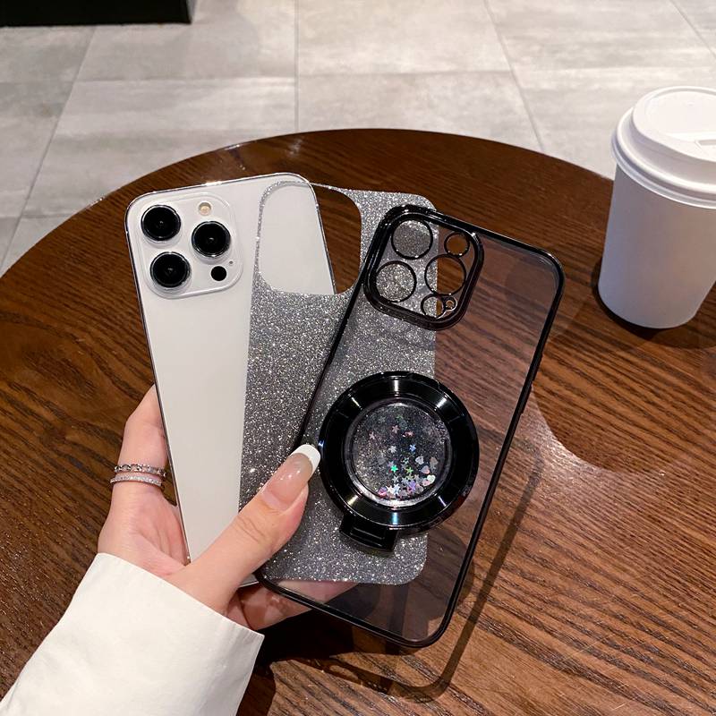 Quicksand Ring Stand Case For Infinix Tecno POP 5 Lite S23 A70 P40 Spark 10 20 Pro Plus 10C 8C 6 GO 2020 2022 2023 2024 5G Cover