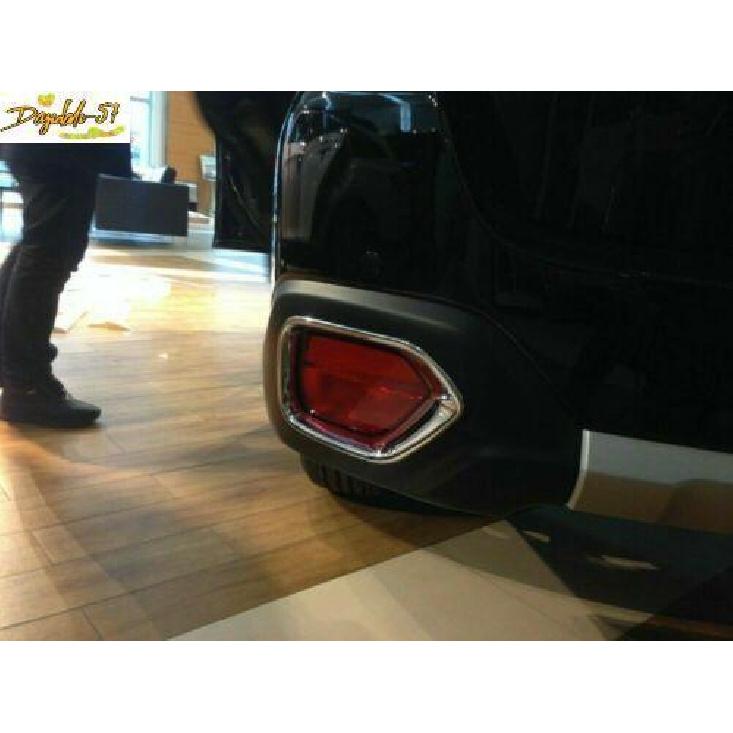 ABS Chrome Rear Fog Light Lamp Trim Cover Molding For Subaru Outback 2015-