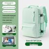 Unisex Multifunctional Travel Backpack with Shoe Compartment and Wet/Dry Separation for Short Business Trips