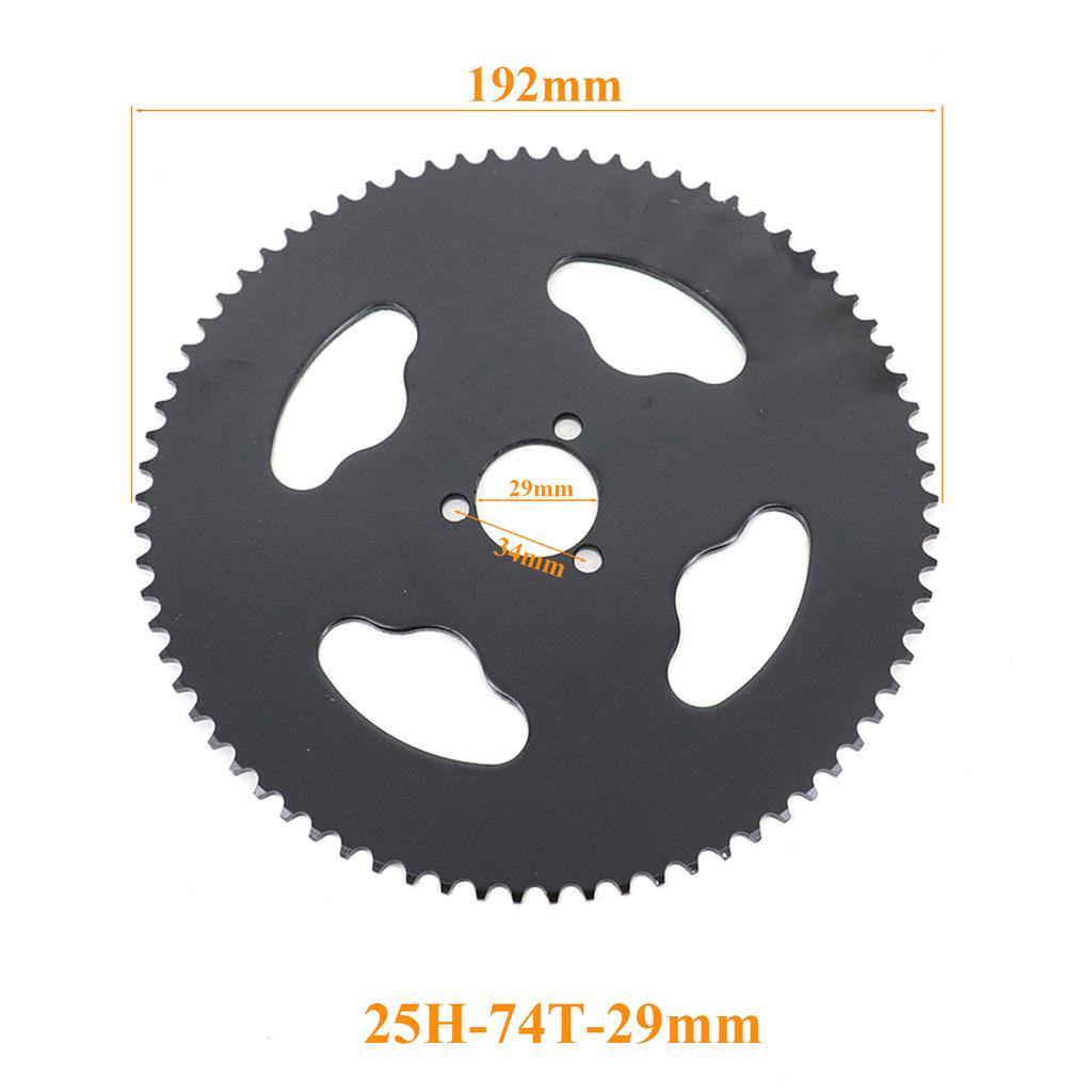 25H 47T 55T 65T 68T 72T 74T 80T 92T Tooth 29MM Rear Sprocket for 47CC 49CC Mini Moto ATV Quad Dirt Pit Pocket Bike Scooter Parts