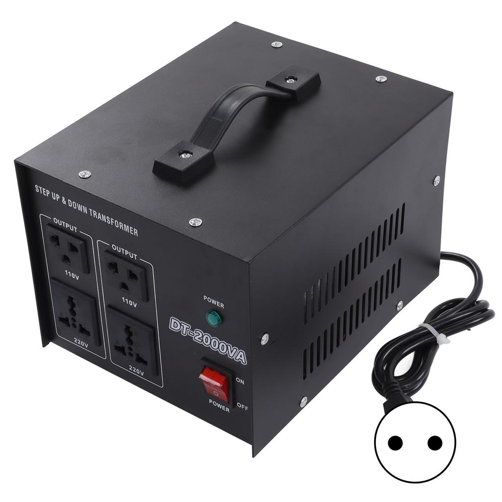 Spannungswandler Boost Step Up Buck Stromwandler 2000W Einstellbarer AC-Eingang EU-Stecker 110V 220V