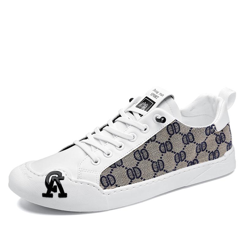 Lyxiga Svarta Herrars Vulkaniserade Skor Rea Stadssneakers Mode Platta Skateboard Sneakers Herr Komfort Designade Casual Skor För Herrar