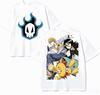 BLEACH Anime Kurosaki Ichigo Rukia Kon Graphic T Shirt Vintage Manga Casual Oversized Unisex Cotton Short Sleeve Streetwear Tee