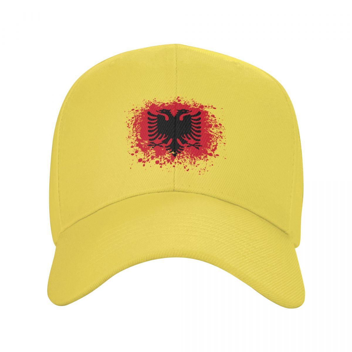 

Бейсболка с флагом Албании в стиле ретро, ​​женская бейсбольная кепка унисекс, персонализированная регулируемая кепка для взрослых с албанским орлом и папой, весенняя бейсболка Snapback, летние шапки Adjustable Cap
