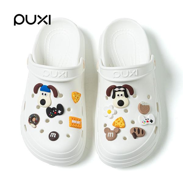 Men's EVA Non-Slip Thick Sole Closed-Toe Summer Outdoor Slippers