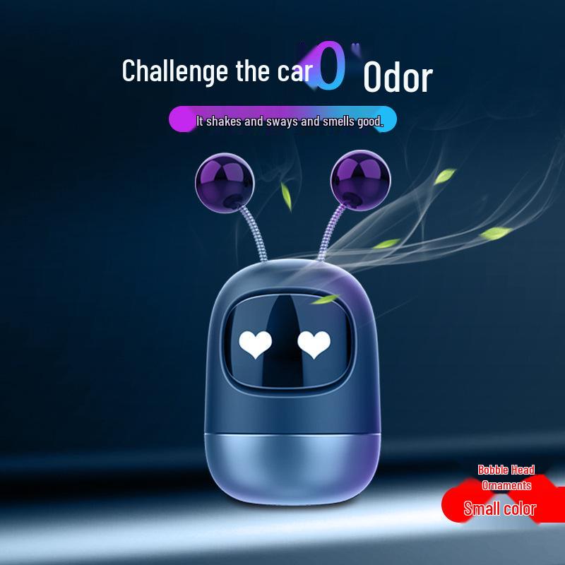 Robot Aromatherapy Car Ornament: Solid Balm Perfume & Creative Interior Accessory