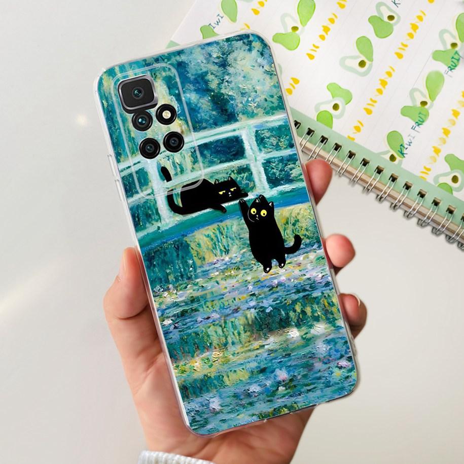 For Xiaomi Redmi 10 Case Redmi 10 Prime Cover Popular Flower Soft Transparent Silicone Phone Cases For Xiomi Redmi 10 2022 Funda