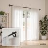 UMBRA Ringlet Curtain Rod, 107-305cm, Matte Black