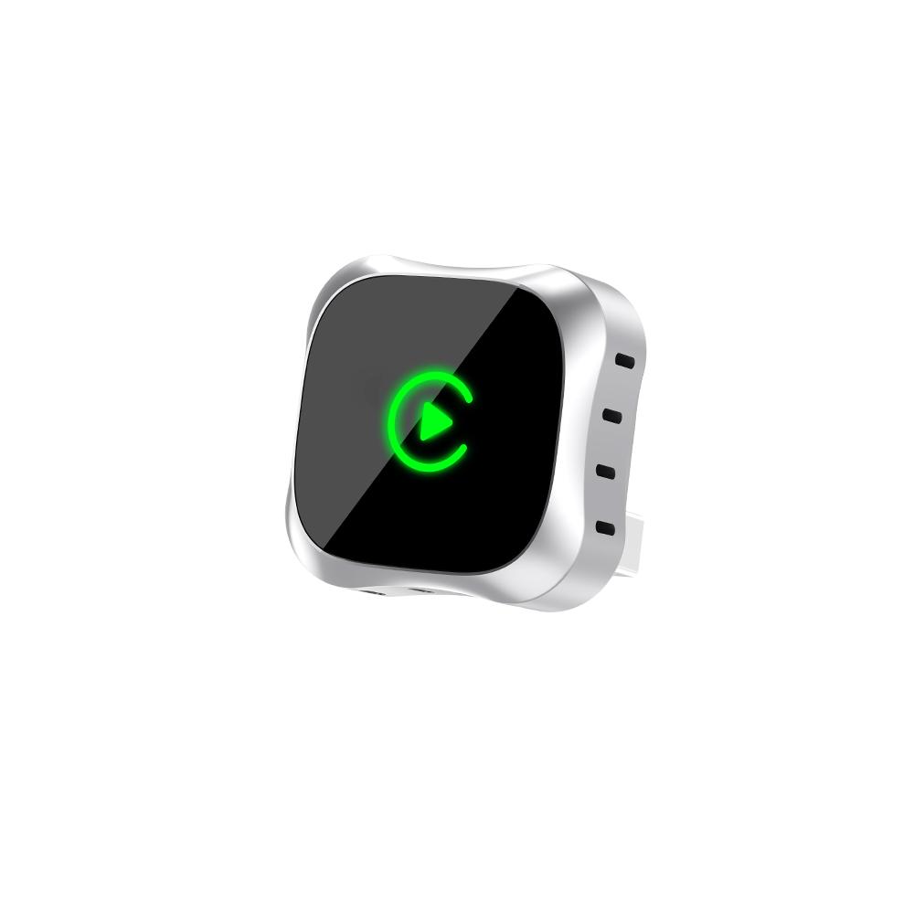 Смарт беспроводной адаптер CarPlay Android Auto 2 в 1, Plug & Play, стабильное BT WiFi соединение, Carplay Connect, обновляемый по OTA, подходит для 99% автомобилей 2.3*2.3*2.3CM
