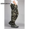 Multi-functional Outdoor Casual Pants Men Camouflage Pants Multi-pocket Overalls Trousers