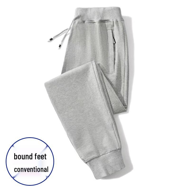 

Men s Elastic Waist Fleece Sweatpants - Warm, Casual, Loose-Fit Sports Pants for Winter M (85-100 lbs)
