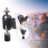 Professional Rotatable 1/4inch Male To Female Threaded Bracket Clamp For Phone Video Mount Camera LED Light Microphone