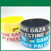 Modisches Armband Freies Palästina Flagge Silikonarmband Mit Geprägter Füllung