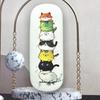 Cute Round-Headed Cat-Themed Contact Glasses Case Stylish and Convenient for Storing Prescription Sunglasses Glasses Storage Box