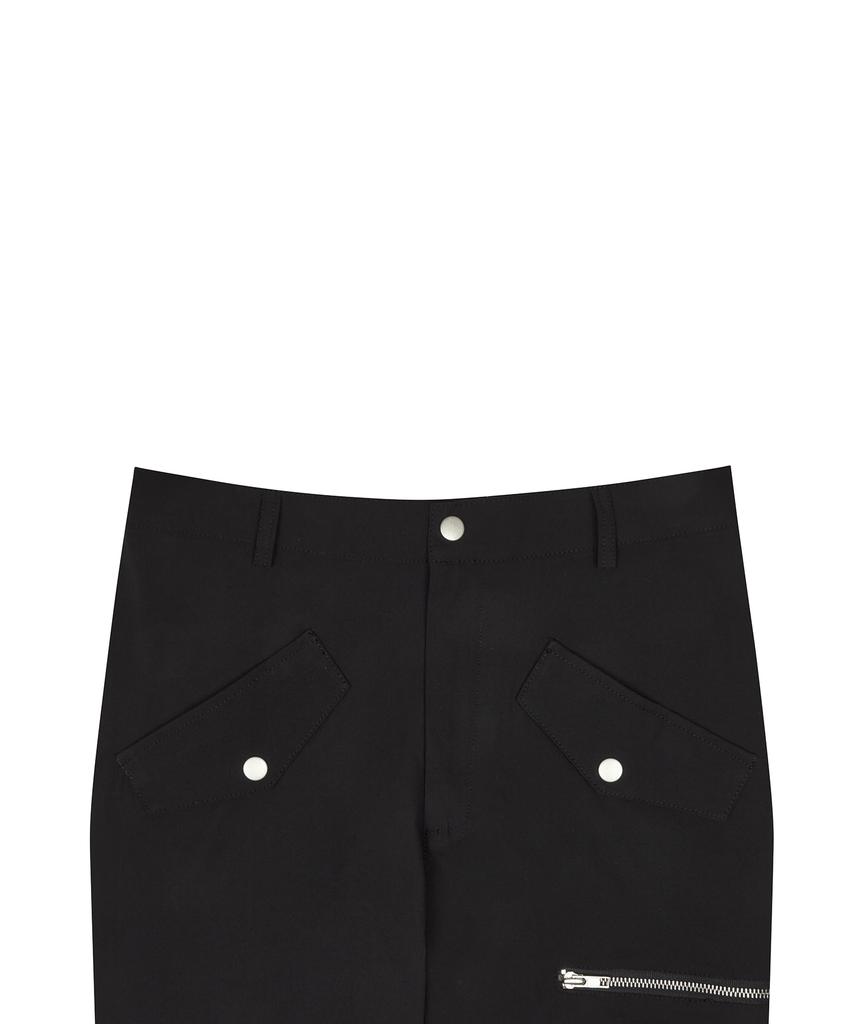 LUVISTRUE Am Nylon Tuck Bootscut Pants(Black)