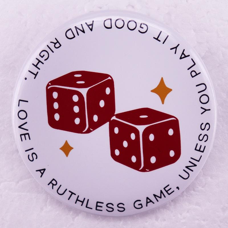 Tame Love: Tinplate Badge Pins for the Skilled Player