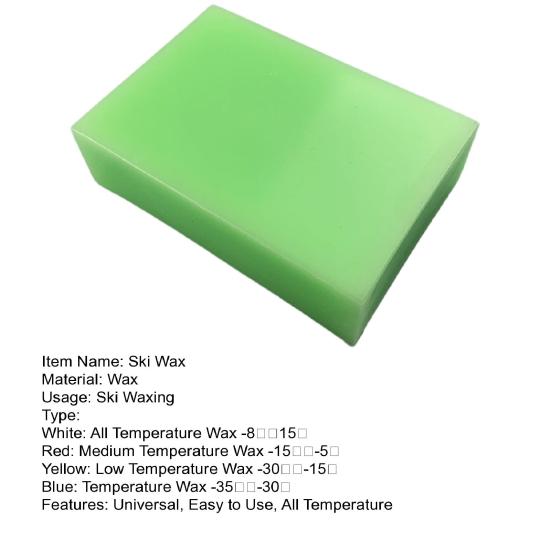 Universal Ski And Snowboard Wax All Snow Temperature Wax Snow Block Wax Ski Racing Wax for Ski Snowboard Protection