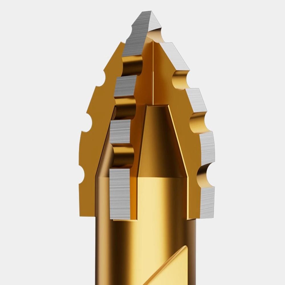 2/3/4/5Pcs Four-Edged Eccentric Drill Bit Skewed Head Concrete Drill Bit Set  Drilling Tool