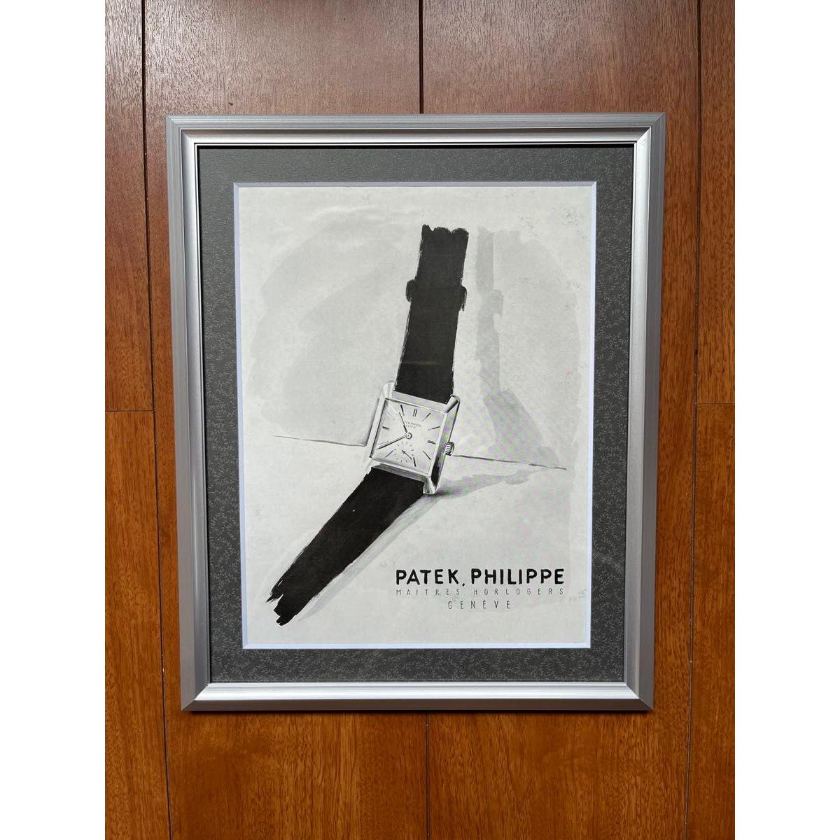 Used [PATEK PHILIPPE] Patek Philippe advertising framed itemArt/Interior