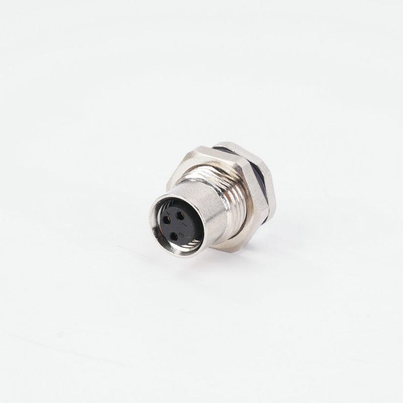 M8 Aviation Plug/Socket: IP67 Oil-Resistant Waterproof 2/8-Core Connector for Industrial Control Systems