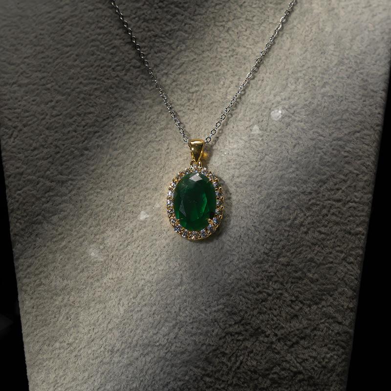 Schmuckset Halskette Ohrring Ring dreiteiliges Set hochwertiger Damenschmuck Mode Pulloverkette