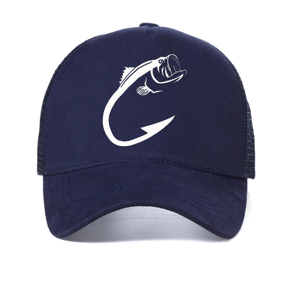 Summer Fashion baseball cap for Men Fish Fisherman Funny Fishing caps Fashion Fishinger Lover Casual hat Breathable snapback hat