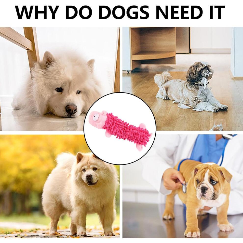 Chew Toy for Puppies - Portable Plush Toy for Dogs, Durable Toy in Bright Colors, Interactive Squeeze Toy