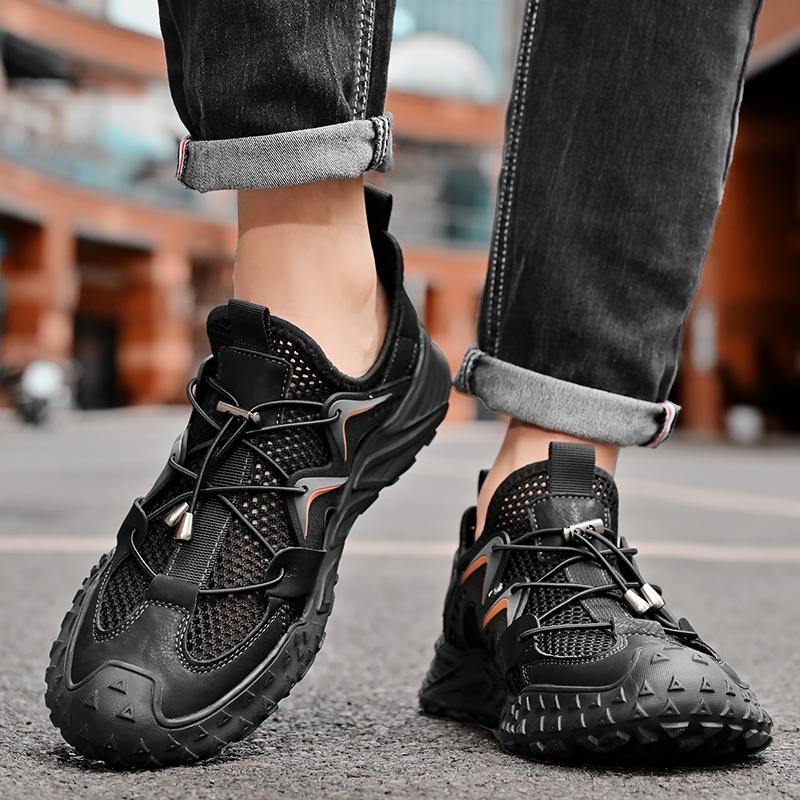 Chaussures Respirantes pour Hommes Tendance Chaussures Décontractées Confortables Chaussures d'Extérieur pour Hommes Baskets Mocassins Chaussures Plates pour Hommes