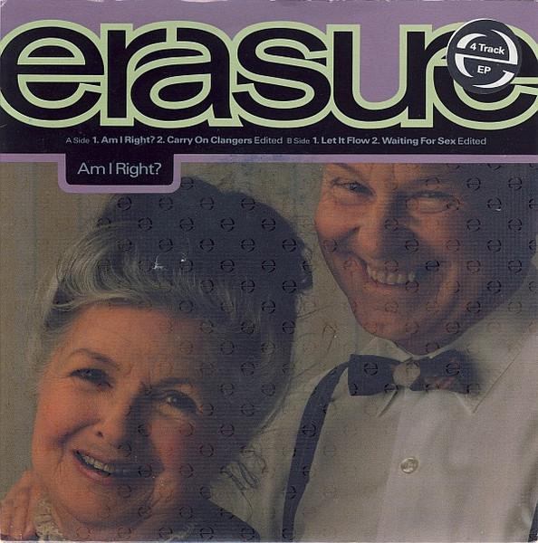 

7inch Record ERASURE - Am I Right MUTE134 Mute 1991 UK Dance & Electronica Used