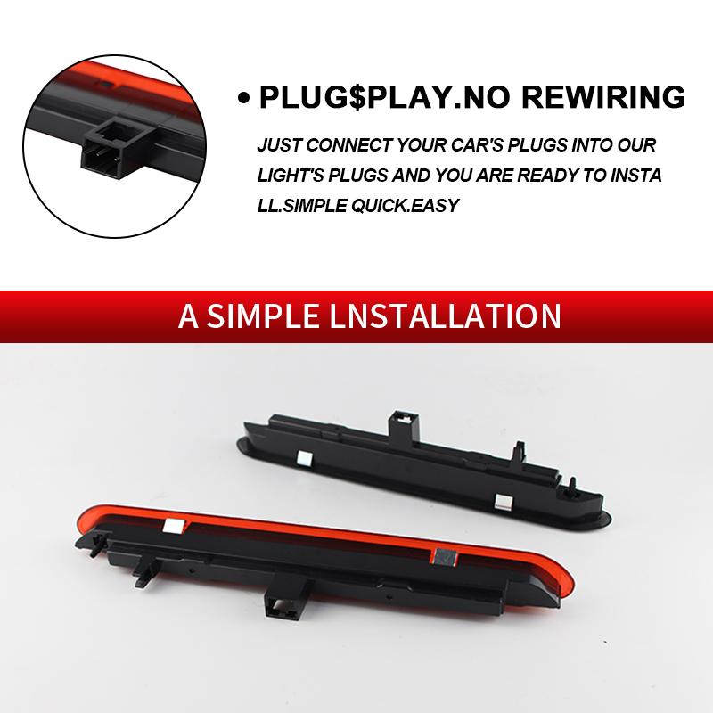 1PC LED Light For Brake For Fiat Grande Punto 2005-2012 Evo 2008-2012 Punto 2012-2018 High Mount Tail Lamp Third Brake Light 12V